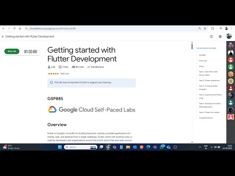 [NEW 2025] Getting started with Flutter Development || Updated Lab Solution || Google Arcade 2025