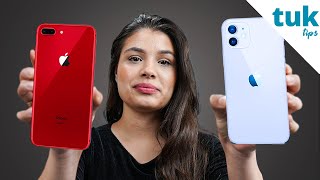 IPHONE 11 VS IPHONE 8 PLUS QUAL É O MELHOR? comparativo