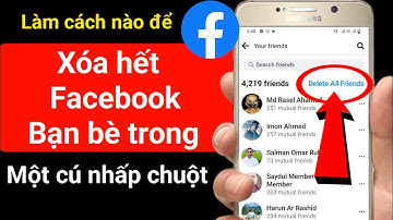 Cách Xóa Tất cả Bạn bè trên Facebook Chỉ bằng một Cú nhấp chuột (2023) |
