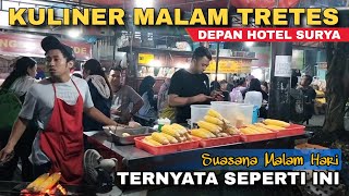 KULINER TRETES MALAM HARI DI DEPAN HOTEL SURYA - Cak Hanto