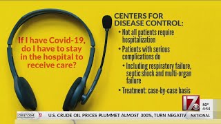 The 211 with CBS 17: Do I need to be hospitalized to receive care for COVID-19? screenshot 5
