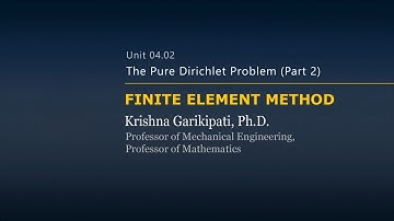 The Pure Dirichlet Problem - Lesson 1 - Part 2