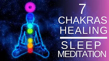 Chakra Sleep Meditation to Unblock, Balance & Heal All 7 Chakras (Chakra Meditation)