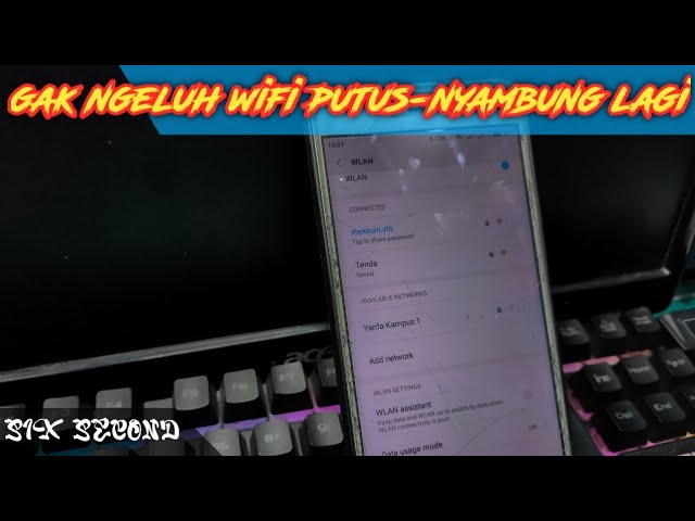 CARA MENGATASI WIFI PUTUS NYAMBUNG | TUTORIAL ANDROID 2021 class=