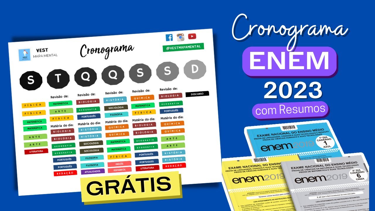 Datas do Enem 2023 são publicadas. Veja o cronograma!