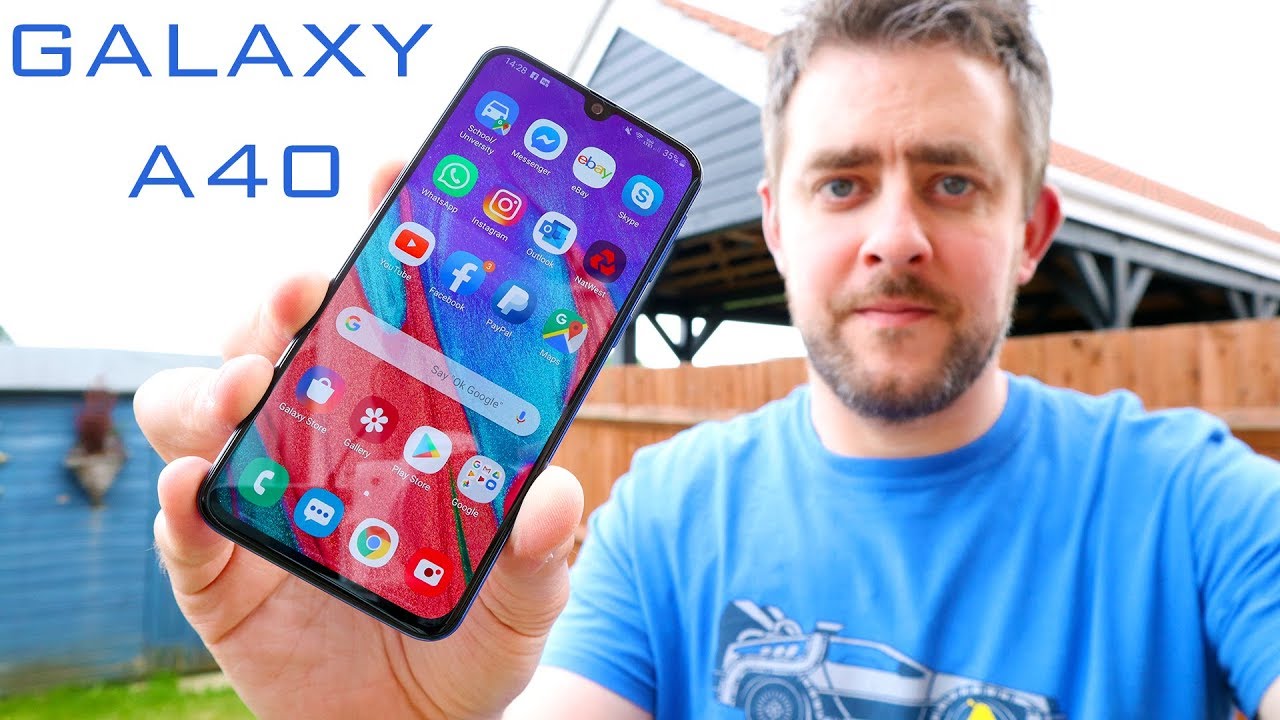  New  Samsung Galaxy A40 Review - Best Budget Smartphone By Samsung