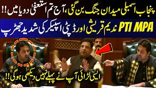 Explosive Clash in Punjab Assembly Between PTI MPA Nadeem Qureshi & Deputy Speaker | 9 News HD