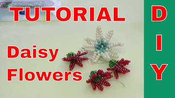 Bead Park Seed Beads Project. Daisy  Flowers Part 1