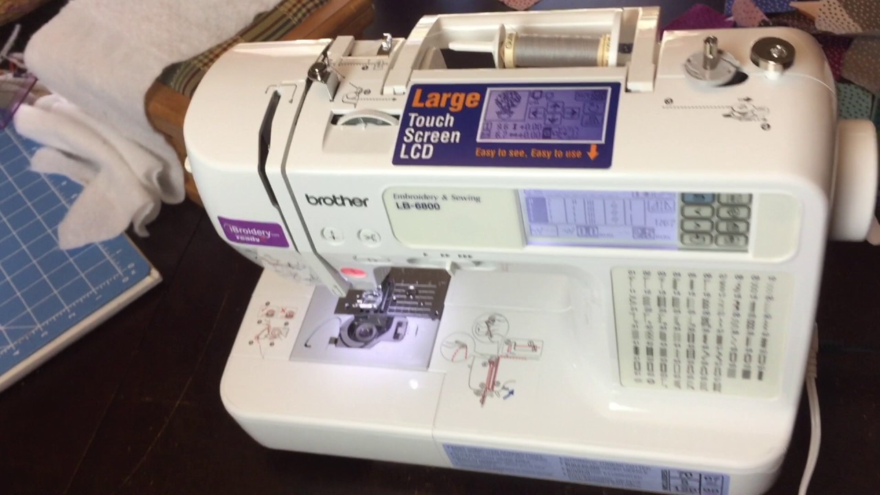 Brother Embroidery Machine Review (LB 6800) YouTube