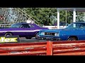 1970 Dodge Challenger 440 Six Pack vs 1968 Dodge Super Bee 426 Hemi 1/4 Mile Drag Race