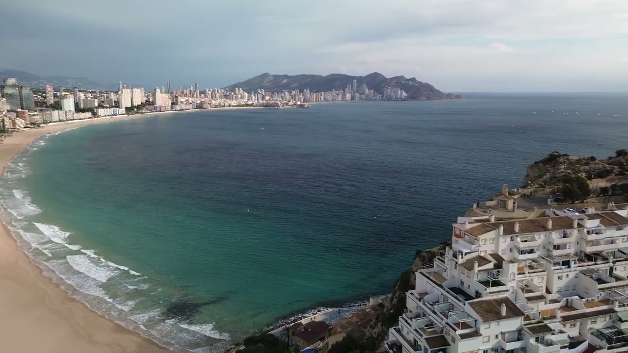 Benidorm from La Cala de Finestrat