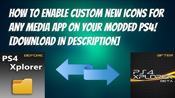 How To Enable Custom New Icons For Any Media App On Your Modded PS4! [DOWNLOAD IN DESCRIPTION]