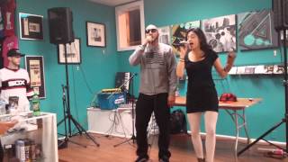 Villa Rosa (Muja Messiah and Maria Isa) performing at Legacy Glassworks