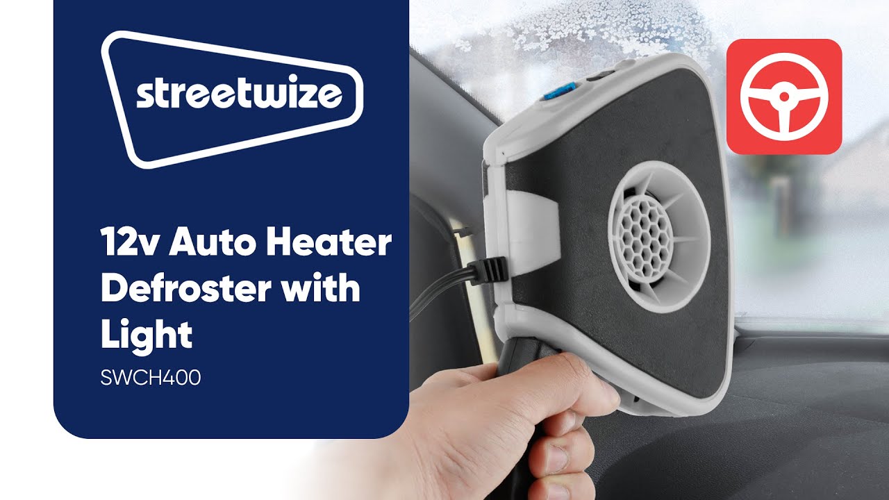 12v Auto Heater Defroster with Light 