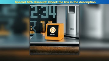GeekMagic PRO BitCoin Stock Price Tracker Ticker Cryptocurrency in Real Time On Desktop Gadget BTC