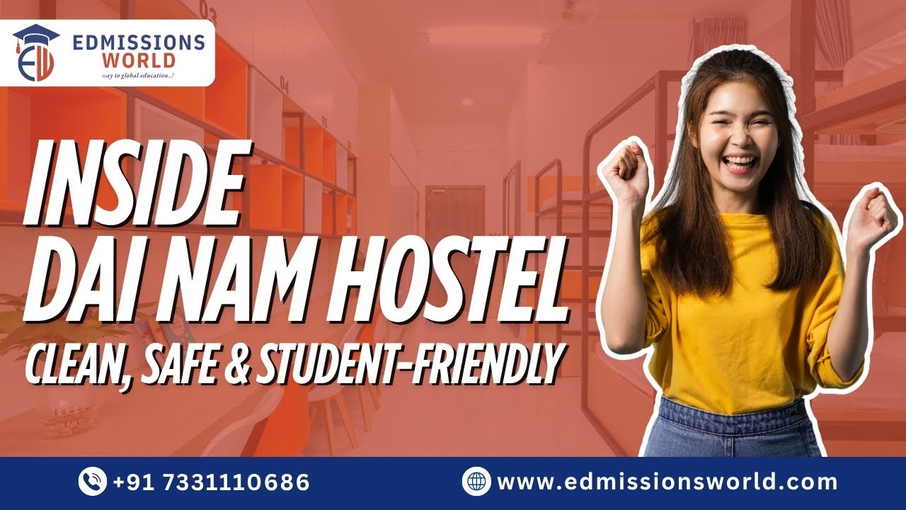 Dai Nam University Hostel Tour  | MBBS in Vietnam | Indian Student Rooms, Food & Safety