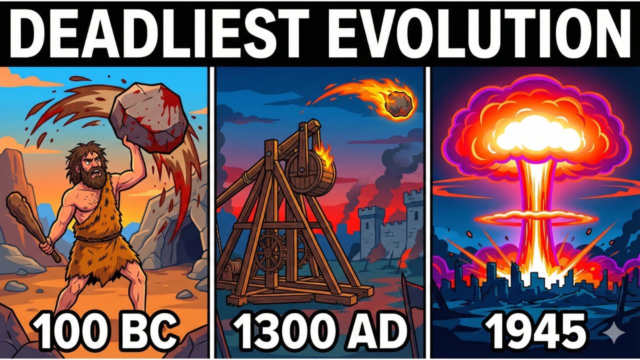 From Rocks to Nukes: The Deadliest Weapons in History