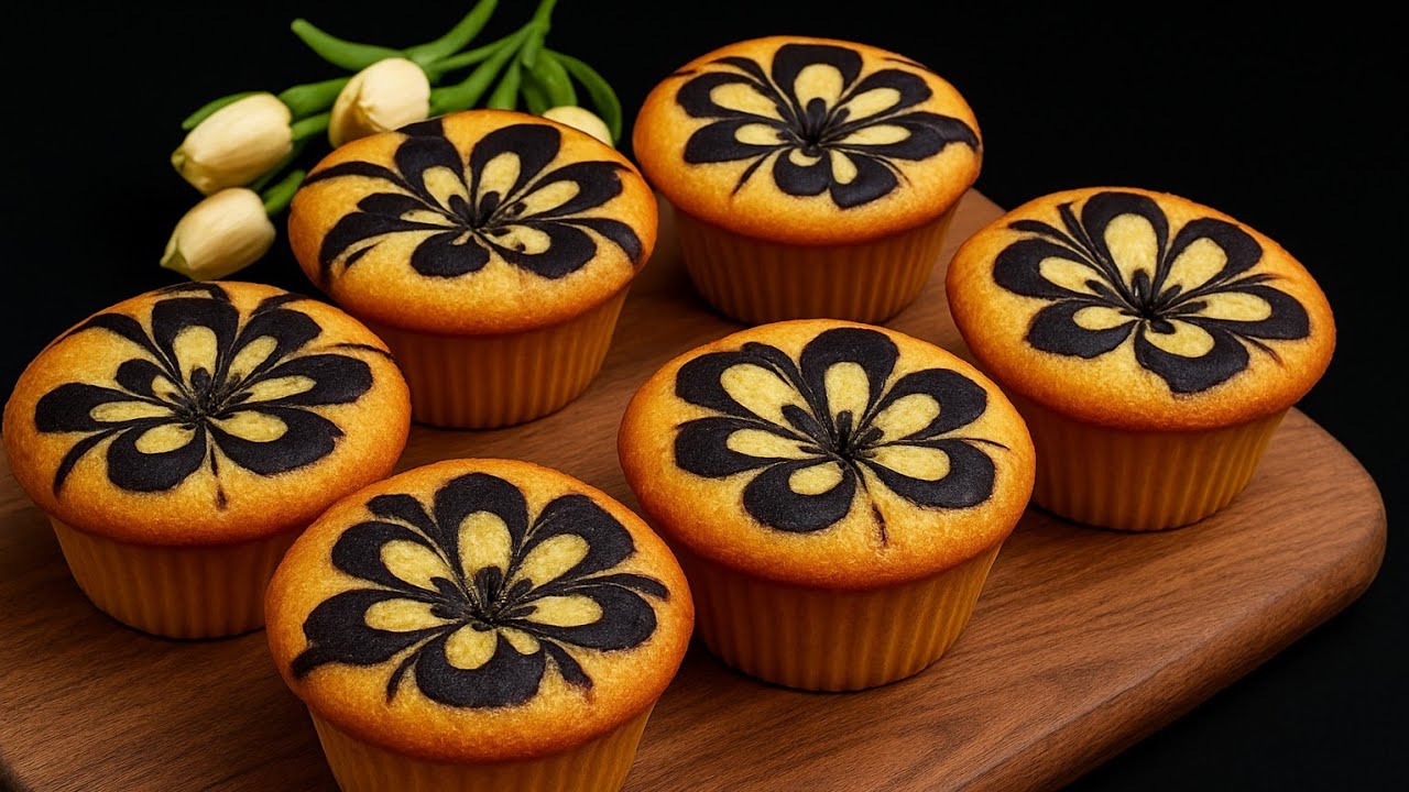 Marble Muffins🥧 Easy that anyone can make | Pastry-style at home🍫