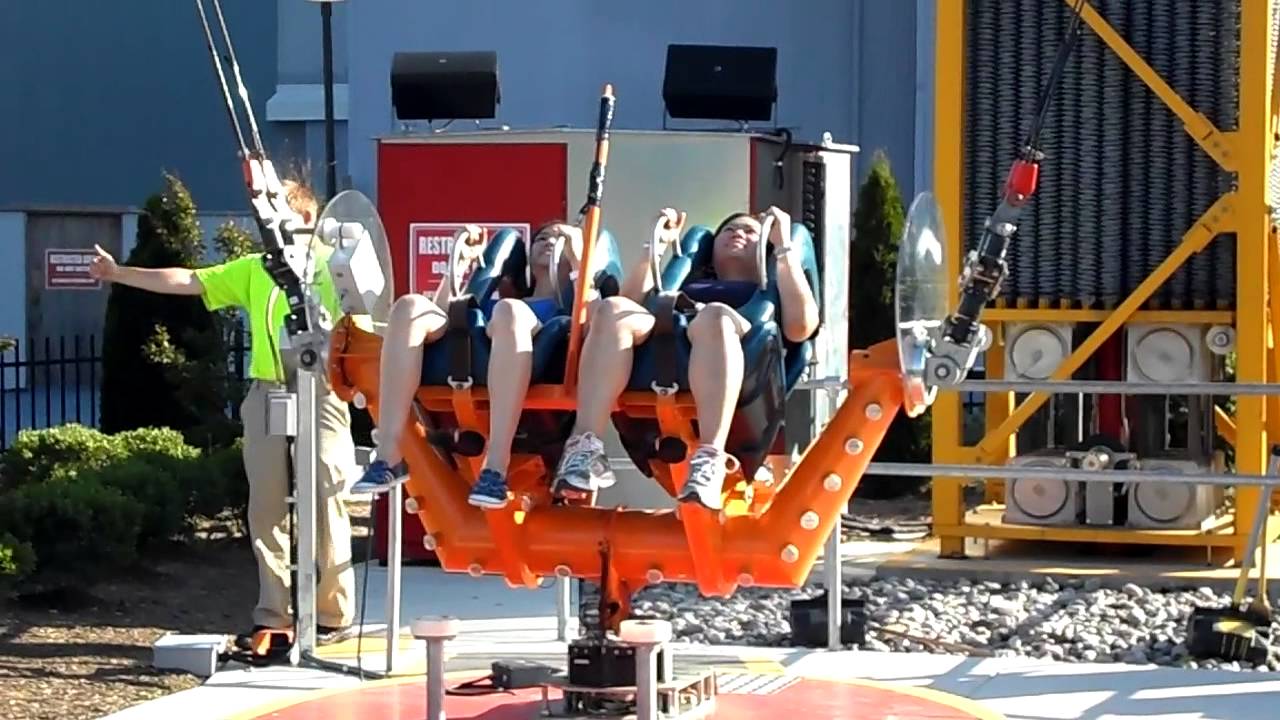 Sling Shot Ride At Six Flags Great Adventure Jackson NJ YouTube