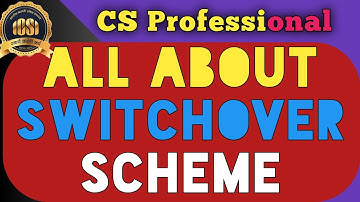 Switchover Scheme for Professional Programme 2012 (Old)  Syllabus to (New) Syllabus2017