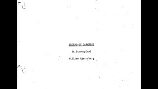 Screenplay Archaeology Episode 33: Legend