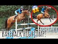 BAREBACK HORSE HIGH JUMP + some hairy moments!