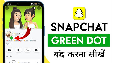 How to turn off Snapchat Green Dot | How to turn off Activity Indicator in Snapchat