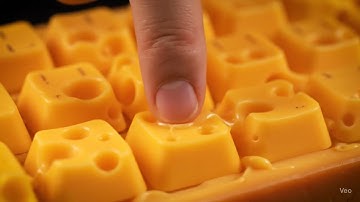 치즈 키보드 ASMR 🧀 Cheese Keyboard AI ASMR