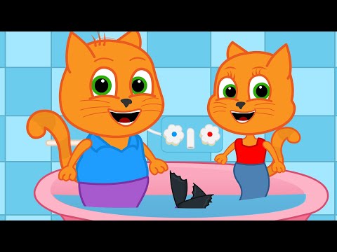 عائلة القطط بالعربية فيضان كبير المتحركة للأطفال