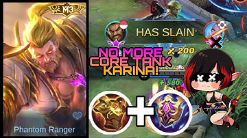 Roger COUNTER BUILD for CORE TANK KARINA! | EPIC COMEBACK ROGER GAMEPLAY! | Zoruto | Mobile Legends