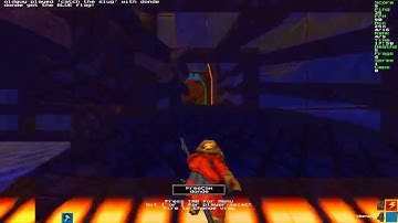 DOOM Marine on Beavers New Map Alien Base Quake 2 CTF RailwarZ
