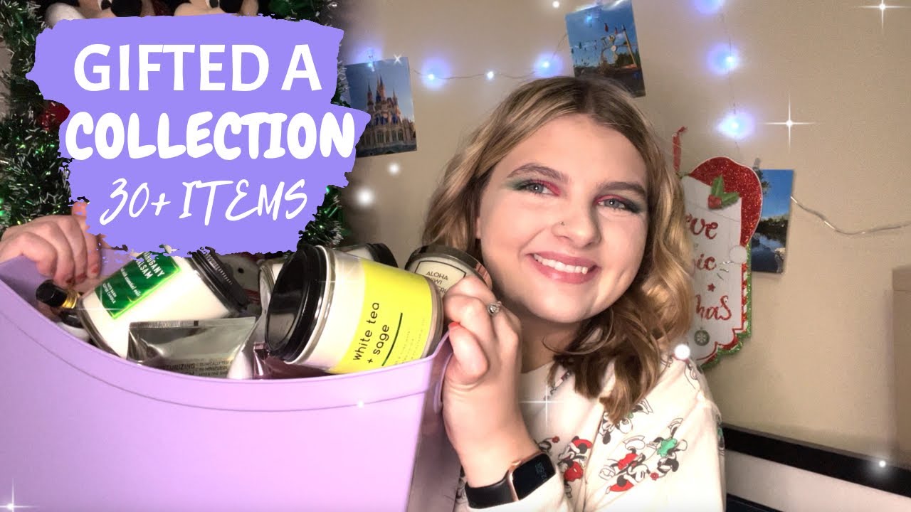 I WAS GIFTED A BATH AND BODY WORKS COLLECTION SO MANY NEW ITEMS