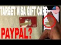 Can You Use Target Debit Visa Gift Card On Paypal 🔴 - YouTube