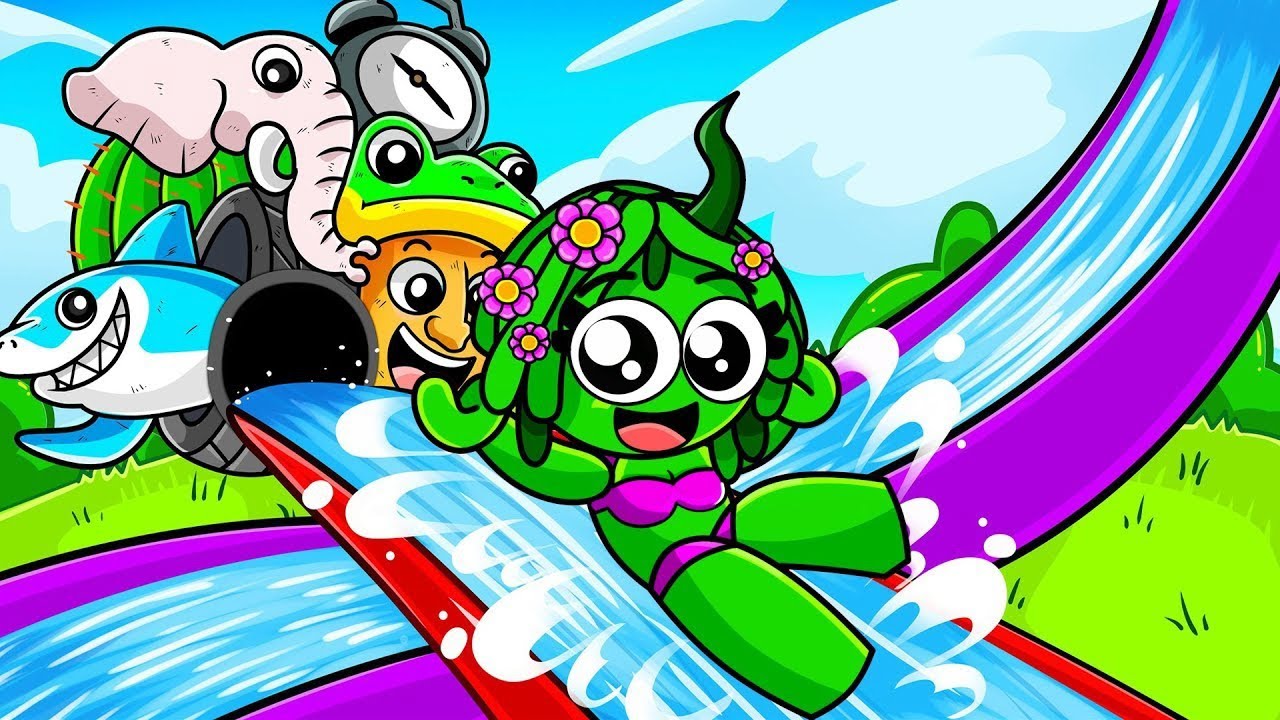 PASEO en los TOBOGANES JEFES de ITALIAN BRAINROT Más GRANDES del MUNDO en Roblox!