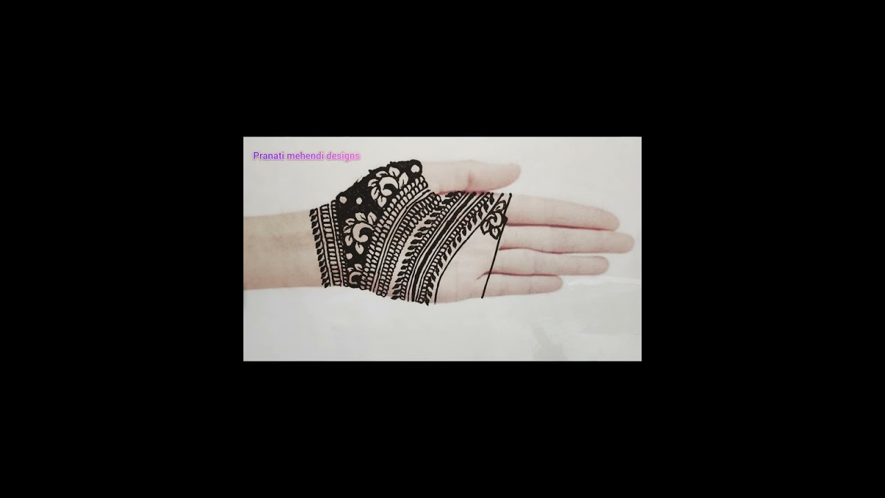 Beautiful palm mehendi design I simple and easy mehendi design l youtube l mehendi design I 