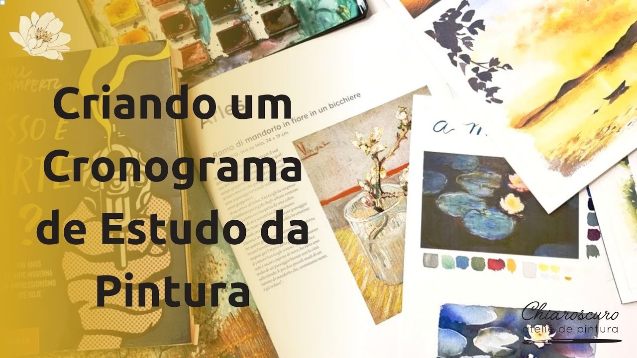 Como criar um cronograma de estudo de pintura!