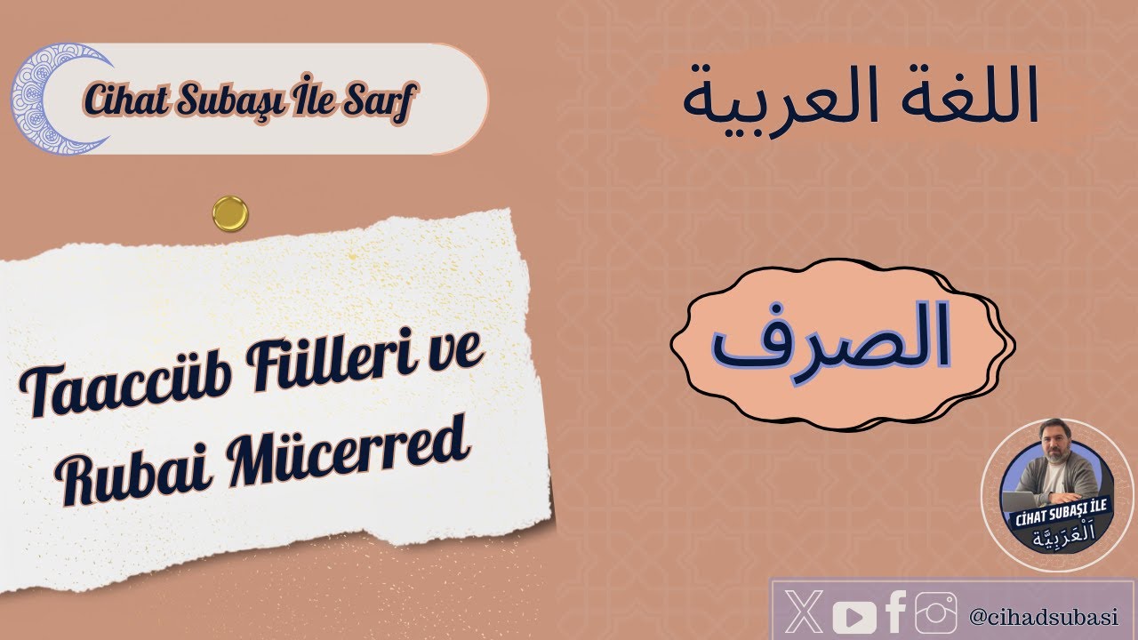 Taaccüb Fiilleri Ve Rubai Mücerred Cihat Subaşı