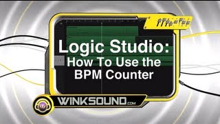 Logic Pro: How To Use the BPM Counter | WinkSound screenshot 2