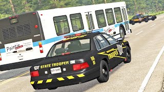 Can We Stop A Bus in BeamMP?! screenshot 4