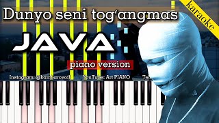 JAVA - Dunyo seni togʻangmas | OFFICIAL MUSIC • LYRIC VIDEO CLIP • KARAOKE • TEKST • PIANO VERSION |