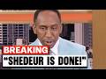 Stephen A Smith STUNNED After Shedeur Suspended..