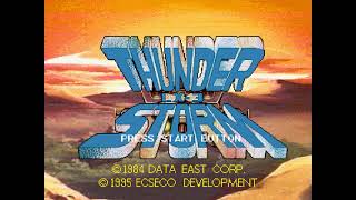 Interactive Movie Action Thunder Storm Road Blaster Japan Disc 1 Thunder Storm - Sega Saturn