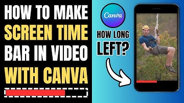 How to make screen time bar in video with Canva | Easy Progress Bar Animation for Reels & TikToks