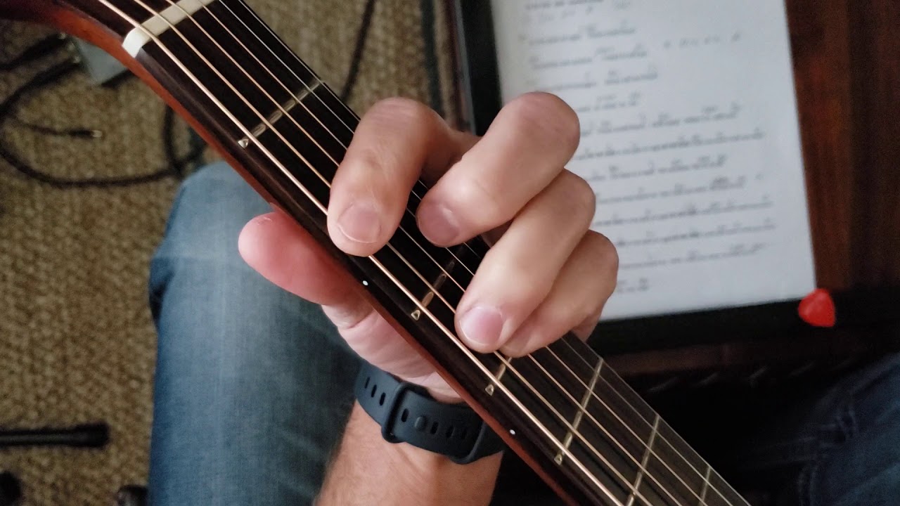 BY MY SIDE acoustic guitar lesson INXS