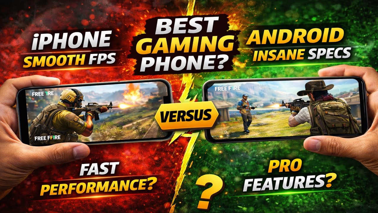 "IPhone vs Android 🔥"Gaming King  कौन? | Real truth 2026
