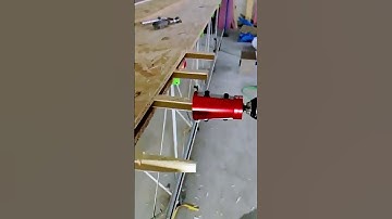 The process of polishing wood = Good tools can improve efficiency.