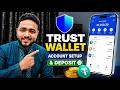 Trust Wallet Account Setup & Deposit 💰 | ট্রাস্ট ওয়ালেট নতুনদের জন্য সম্পূর্ণ বাংলা গাইড
