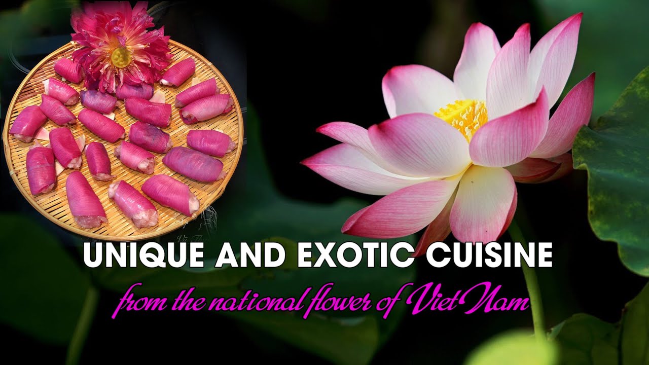 Unique and exotic cuisine from the National Flower of Vietnam |