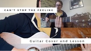 Justin Timberlake's 'Can't Stop The Feeling' Guitar Lesson/Tutorial