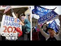US election: Americans react as Joe Biden projected winner of presidential race | LIVE